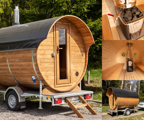 Haagissaun haagisel kõrvaltvaade